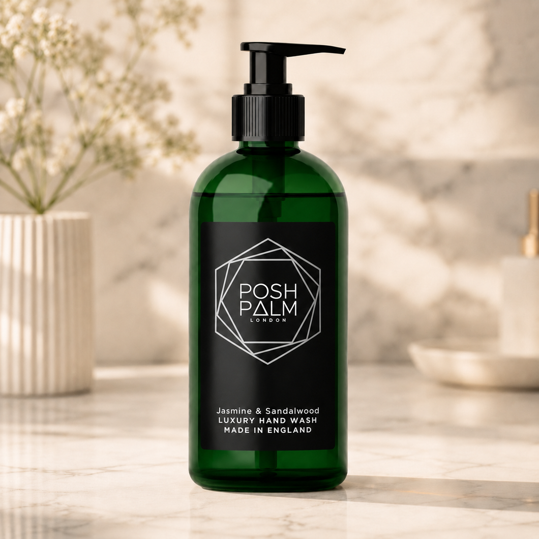 Posh Palm Jasmine & Sandalwood Luxury Hand Wash – 500ml – PoshPalm